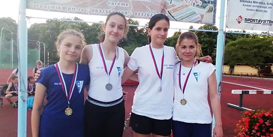 Tri medalje Višnje Vilov, pionirke AK Spartak | www.subotica.info ...
