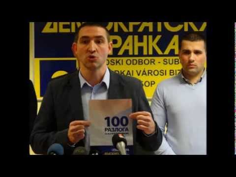 Oliver Dulić - 100 razloga za vanredne izbore i pitanja novinara
