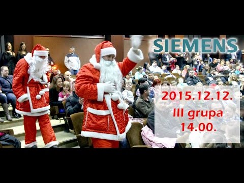 Deda mraz za decu zaposlenih u Siemensu grupa III