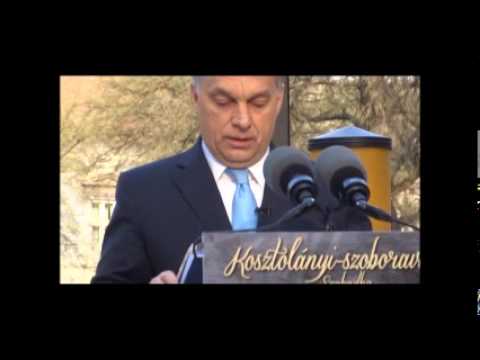 Viktor Orban govor na otkrivanju spomenika Kostolanji Dežeu