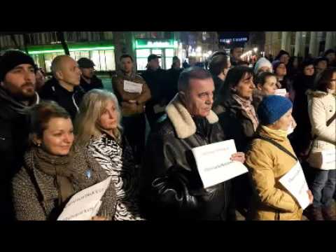 Obraćanja na skupu - Novinari ne kleče - Subotica