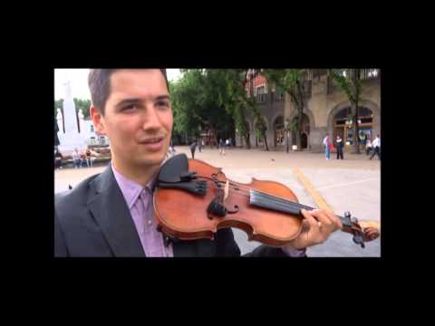Danilo Anđelković violinista ulični svirač
