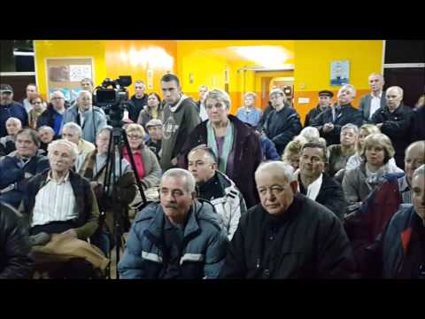 Ilija Maravić obraćanje prisutnima na zboru građana